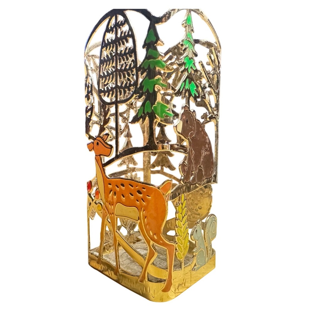 Bath & Body Works Woodland Animals Metal Soap Sleeve Fox Deer Bear Gold
2021